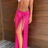 Bananhot Sarongs | Midi Net Sarong - Hot Pink