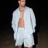 Bananhot B&Man | Danny Linen Light Blue - Shorts