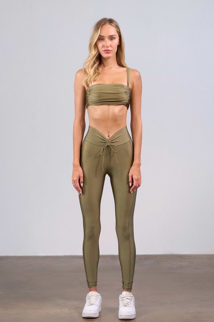 Bananhot Activewear | Nika Olive Green - Legging