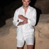 Bananhot Men'S Beachwear | Danny Linen White - Shorts