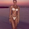 Bananhot Bikini Bottoms | Emelie Ivory Shiny - Bottom