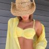 Bananhot Cover&Ups | Sandy Linen Baby Yellow - Top