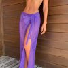 Bananhot Cover&Ups | Midi Net Sarong - Purple