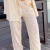 Bananhot Cover&Ups | Sandy Linen Beige - Pants