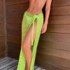 Bananhot Cover&Ups | Midi Net Sarong - Green Lime