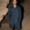 Bananhot Men'S Beachwear | Danny Linen Dark Blue - Shirt