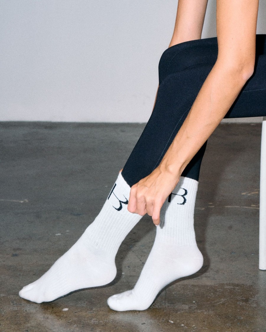 Bananhot Activewear | Uni White And Black - Socks