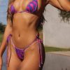 Bananhot Bikini Bottoms | Bell Purple Waves - Bottom