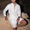 Bananhot Men'S Beachwear | Danny Linen White - Shirt