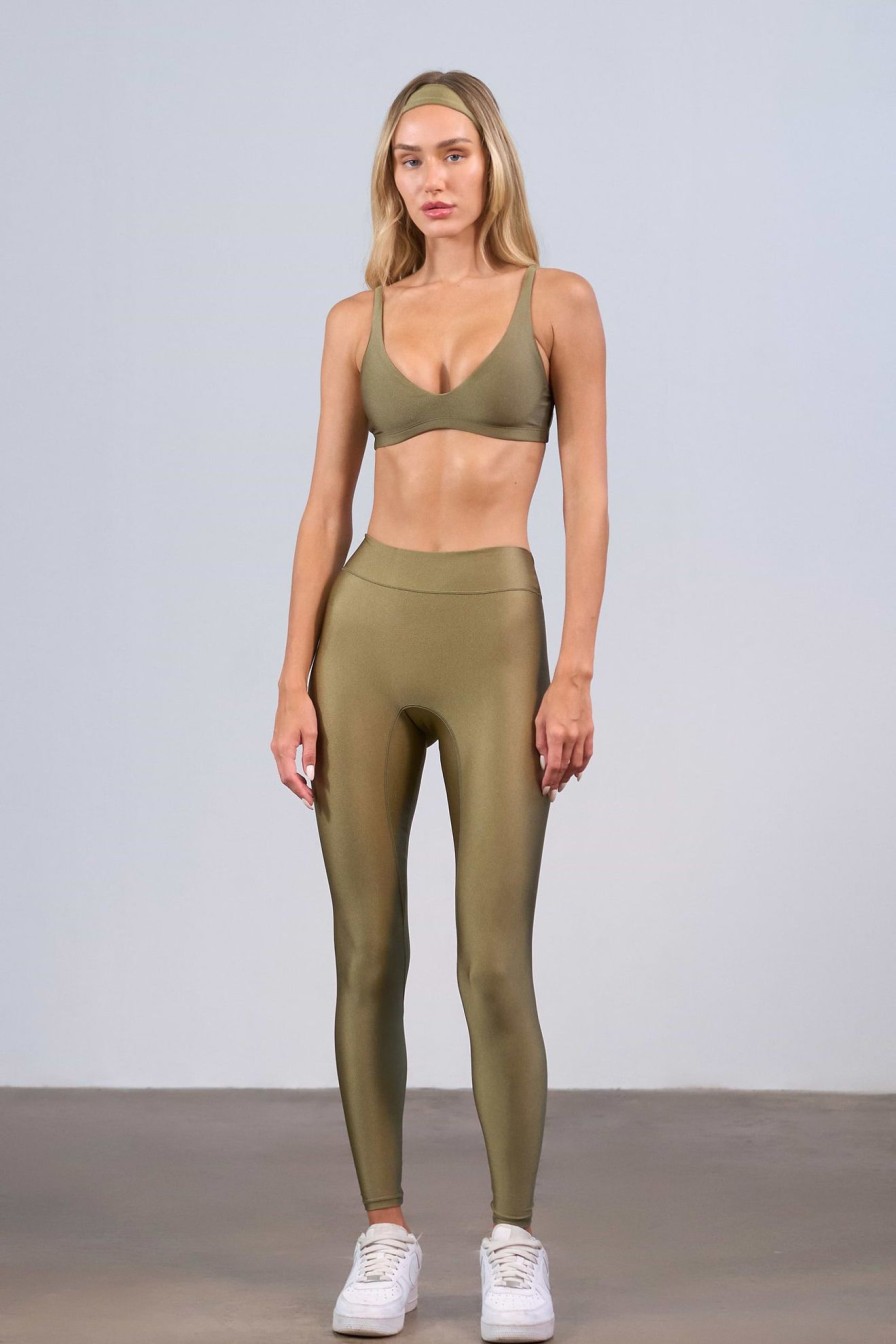 Bananhot Leggings | Ares Olive Green - Legging